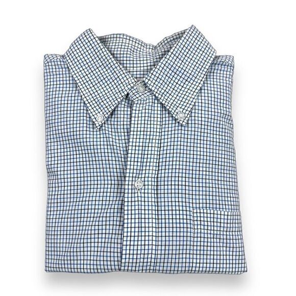 Brooks Brothers Shirt Mens Size‎ 16.5 R Checked Long Sleeve Button Down - Picture 1 of 10